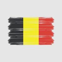 vecteur de drapeau belge. drapeau national