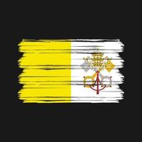 vecteur de drapeau du vatican. drapeau national