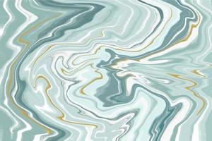 vecteur d'encre de marbre liquide ondulé abstrait bleu blanc design de fond doré. fond de texture de marbrure de vague fluide dessiné à la main artistique. conception de papier peint de surface.