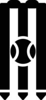 icône de glyphe de guichet vecteur