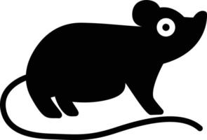 icône de glyphe de souris vecteur