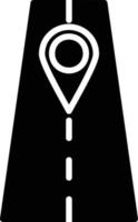 icône de glyphe de broche vecteur