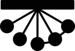 icône de glyphe de pendule vecteur
