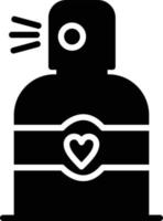 icône de glyphe de parfum vecteur