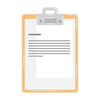 liste de contrôle document presse-papiers vecteur