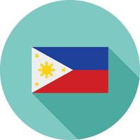 icône plate grandissime des philippines vecteur