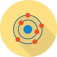 structure atomique je plat grandissime icône vecteur