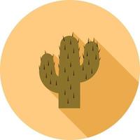 icône de grandissime plat cactus vecteur