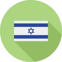 Israël plat grandissime icône vecteur