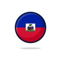 icône du drapeau d'Haïti. vecteur