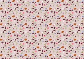 Motif floral en pastel vecteur