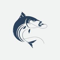 poisson logo illustration design icône symbole vecteur