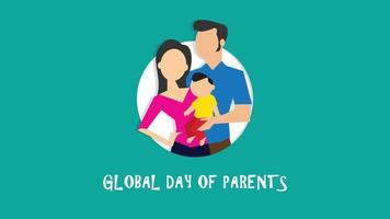journée mondiale des parents. illustration vectorielle vecteur