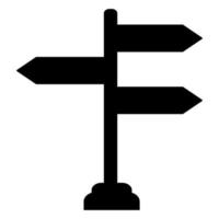 vecteur d'illustration d'icône de flèche de panneau de signalisation