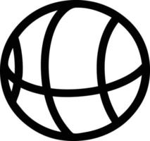 icône de sport de basket-ball vecteur