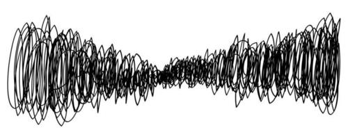 doodle de gribouillis abstrait dessiné à la main vecteur