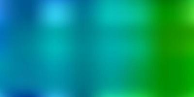 motif de flou abstrait vecteur bleu clair, vert.