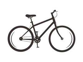 vecteur de silhouette de vélo