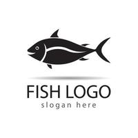 modèle de logo de poisson. symbole de vecteur créatif