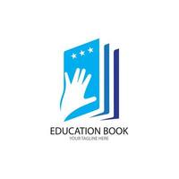 livre, education, logo, gabarit, vecteur, illustration, conception vecteur