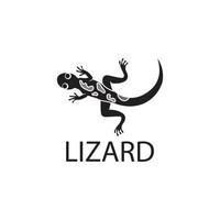 lézard caméléon gecko animall logo et symbole illustration vectorielle vecteur