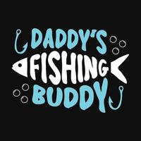 copain de pêche de papa - pêcheur, bateau, vecteur de poisson, emblèmes de pêche vintage, étiquettes de pêche, badges - conception de t-shirt de pêche