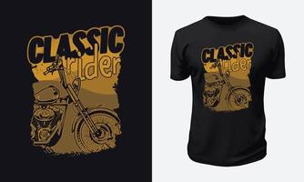 conception de t-shirt de moto et de course