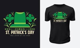 St. conception de t-shirt patricks day vecteur