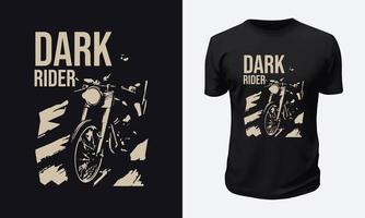 conception de t-shirt de moto et de course vecteur