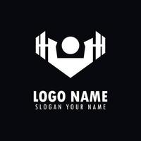 création de logo vectoriel pour club de fitness