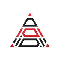 triangle créatif trois création de logo professionnel pour votre entreprise vecteur