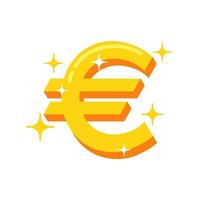 illustration d'un symbole de l'euro. actif graphique vectoriel illustration commerciale ou financière