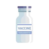 flacon de vaccin médical vecteur