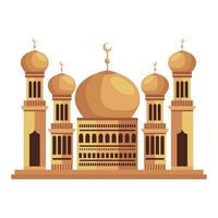 palais de la mosquée d'or vecteur