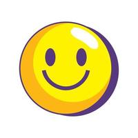 emoji heureux souriant vecteur