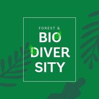conception pour célébrer la journée internationale de la forêt, le 21 mars vecteur
