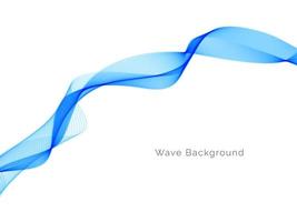 conception de vague bleue qui coule fond élégant vecteur