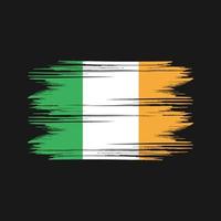 vecteur gratuit de conception de drapeau d'irlande