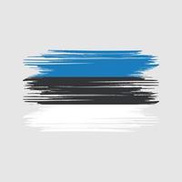vecteur gratuit de conception du drapeau de l'estonie