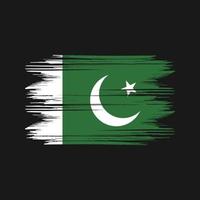 vecteur gratuit de conception de drapeau du pakistan