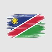 vecteur gratuit de conception du drapeau de la namibie