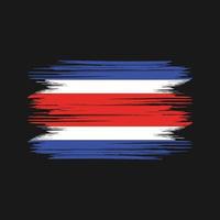 vecteur gratuit de conception de drapeau du costa rica