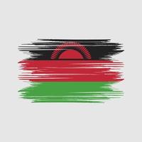 vecteur gratuit de conception du drapeau malawi