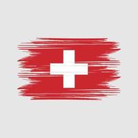 vecteur gratuit de conception de drapeau suisse