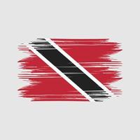 vecteur gratuit de conception de drapeau de trinité-et-tobago