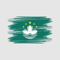 vecteur gratuit de conception de drapeau de macao