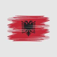 vecteur gratuit de conception du drapeau de l'albanie