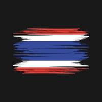 vecteur gratuit de conception de drapeau de la thaïlande