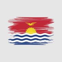 vecteur gratuit de conception du drapeau des kiribati