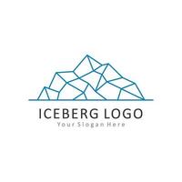 logo iceberg vecteur